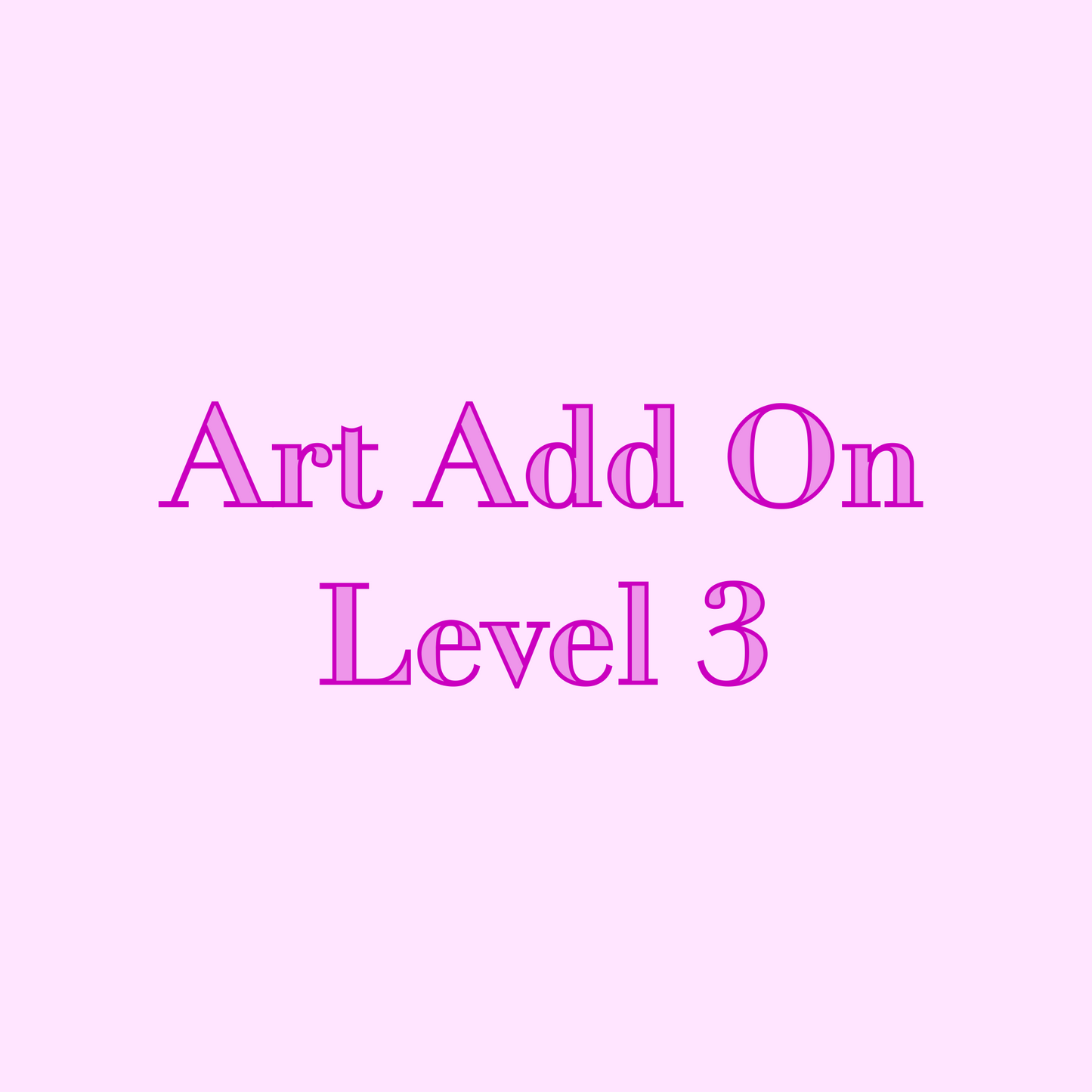 Art Add On Level 3